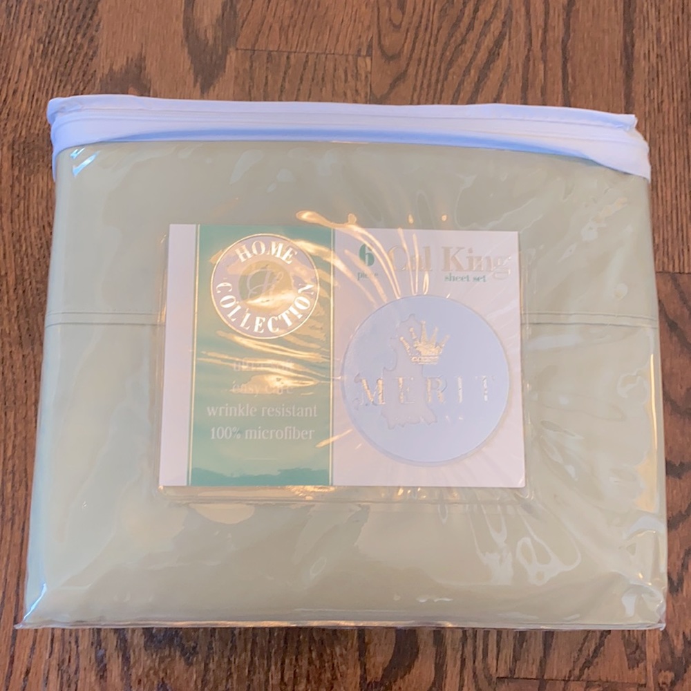 Home Collection 6 pieces Cal King sheet set